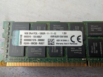 DDR3L 16GB Reg RAM k dispozici 6. ks,) Kingston - 2
