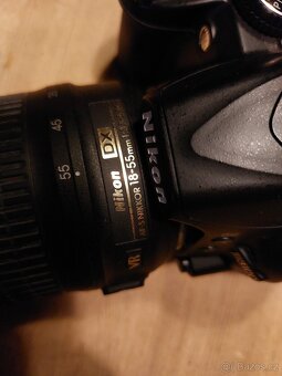 Zrcadlovka Nikon D3100 + brašna a příslušenství - 2