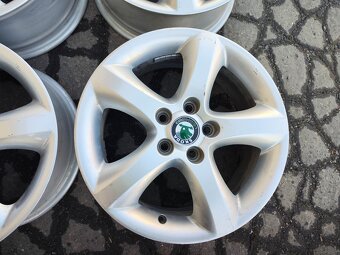 15"alu sada Antares 5x100 origo Škoda Fabia 2 Roomster Polo - 2