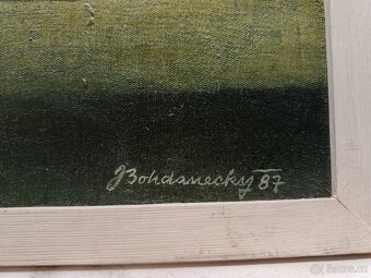 Velký obraz - Bohdanecký Jiří - Návrat motýlů, olej - 2