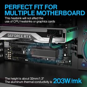JEYI M.2 HeatSink pasivní chladič na NVMe SSD - 2
