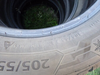 4x celoroční pneu barum 205/55 r16 (6,5-7,5 mm) - 2