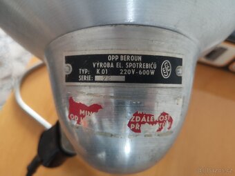 Elektrický teplomet, přímotop, infrazářič, topidlo - 2