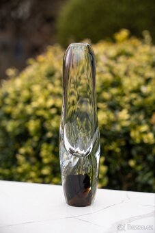 Krásná váza z hutního skla - Josef Rozínek - 2