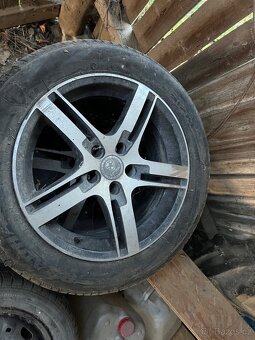 Alu kola 16” 5x108 a Letni Pneu 205/55 R16 - 2