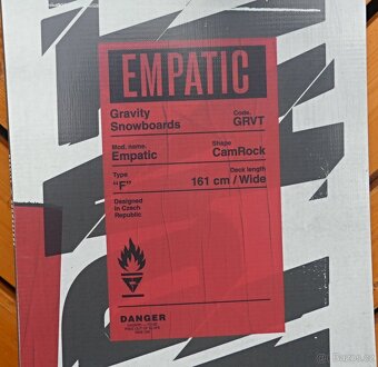 Snowboard Gravity Empatic 161W - 2