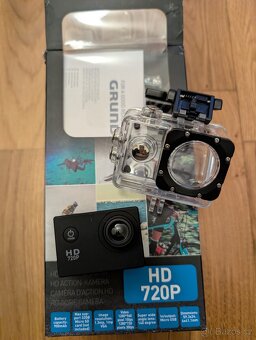 HD action Kameru Grundig - vodotěsná - 2