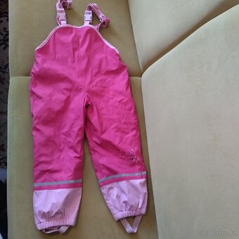 Zateplené nepromokavé kalhoty -vel.110/116 - 2