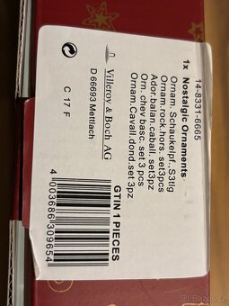 Sada vánočních ozdob Villeroy & Boch - 2