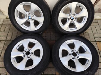ALU 5x120 r17 BMW/T5 + PNEU - PĚKNÁ SADA - 2