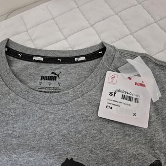 NOVÉ - Pánské šedé tričko PUMA S - 2