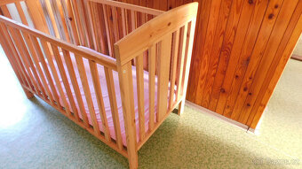 Dětská dřevěná postýlka - Oříšek - 2
