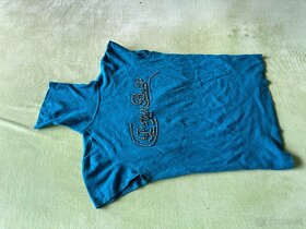 Dámské tričko s límcem a nápisem, vel. M - 2