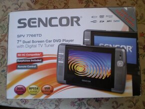 Přenosný DVD přehrávač Sencor SPV 7766TD - 2