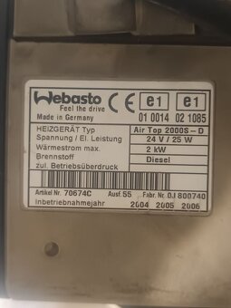 Webasto Air Top 2000S - 2