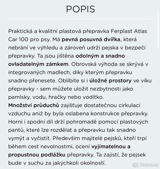 Prodáme cestovní BOX XXL - 2