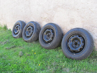 ZIMNÍ PLECH. KOLA ŠKODA 14" - 5x100 - 165/70/R14 + POKLICE - 2