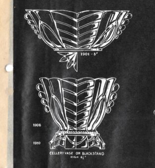 Starožitná Art Deco mísa 23 cm, uranové sklo Rosice - 2