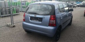 Kia picanto 1.0i rok 2005 modrá metalíza svetlá - 2