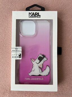 iPhone 13 Pro Max obal kryt Karl Lagerfeld pink - 2