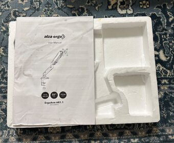 Držák na monitor AlzaErgo Arm AR1.1 černý - 2