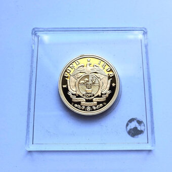 Pozlacená replika legendární mince Single 9 (1899) - 2