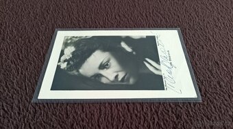 Lída Baarová, autogram na propagační fotografii, krásný stav - 2
