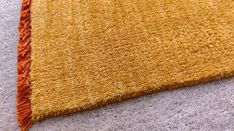Vlněný koberec Handloom Fringes – oranžový 3ks - 2