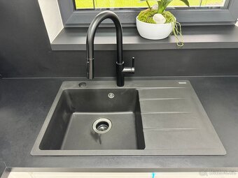 Kuchyňský dřez Franke Centro CNG 611-78 TL/2 Onyx, levý - 2