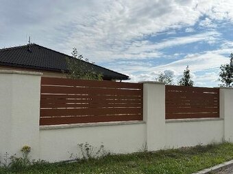 Hliníková prkna na plot - 2