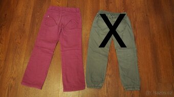 Dívčí kalhoty vel.122 - 2