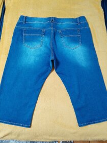 Prodám úplně nové 3/4 džíny velikost 50 - 2