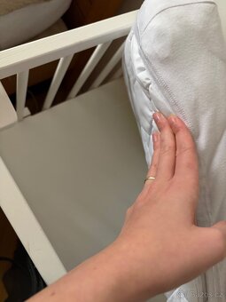 Klups dřevěná přídavná, přístavná postýlka - 2