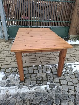 Dřevěný íidleni stůl rozkládací - 2