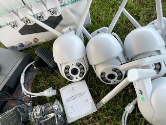 Wifi kamerový set / bezpečnostní kamery 4ks otočné - 2
