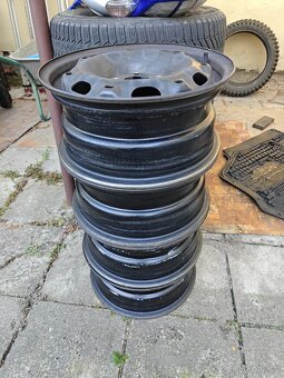 Sada 4ks plechovych disku 5x100 6Jx14 ET43 - 2