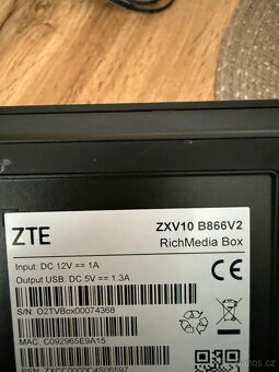 O2 TV set top box ZTE - 2