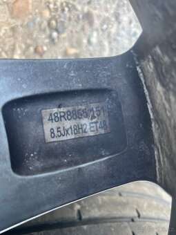 235/60 R18 ET48 disky 5x130 VW Touareg + pneu - 2