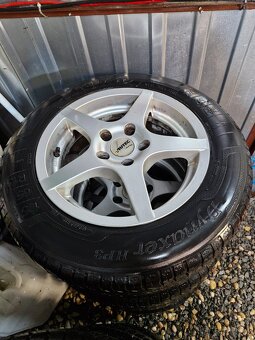 Alu kola 5x108 R15 včetně pneu 195/65 r15 - 2