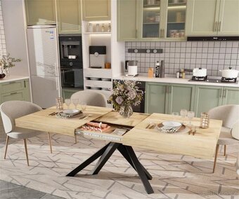 Luxus design jídelní stůl rozložitelný - 2