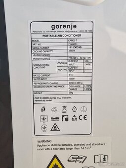 Mobilní klimatizace Gorenje KAM35 T - 2