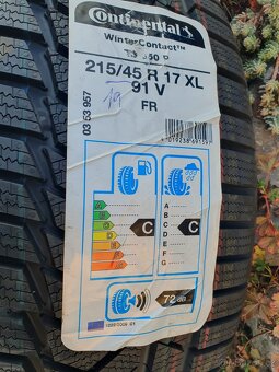 ZIMNÍ PNEU CONTINENTAL ..215/45/17..2KS - 2