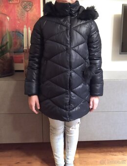 Zimní Bunda kabát PEPCO v. 134/140 – JAKO NOVÁ - 2