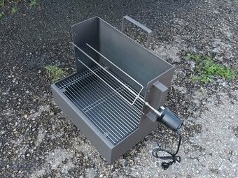 Přenosný gril na kuřata nebo kýtu - 2