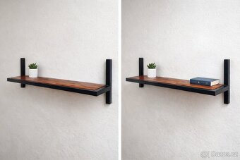 Rustikální police - 2