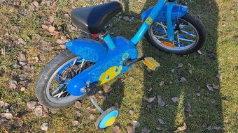 Dětské kolo BTWIN 14" modré s rybou - 2