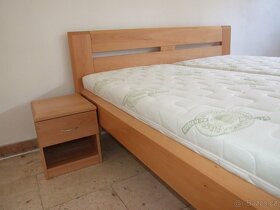 Nová 4 cm buková postel, nosnost 600 kg, Odvezu a smontuji - 2