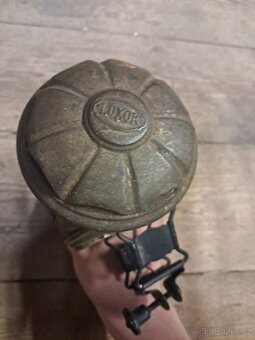 LUXOR značená svíčková lampa na historické kolo - 2