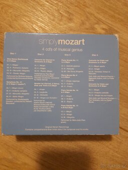 4xCD s hudbou Mozart úplně nové dovoz Rakousko - 2