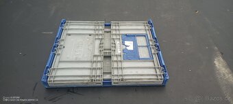 Plastové bedny 59x49x31 skládací průmyslové - 2